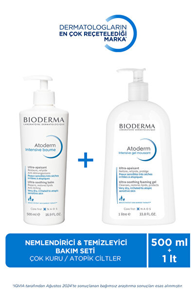 Bioderma Atoderm Çok Kuru Atopik Cilt Yoğun Nemlendirici & Temizleyici Cilt B...
