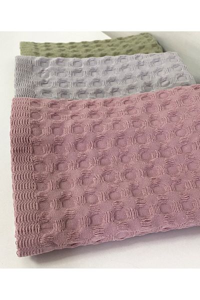 Lucy and Home Set of 3 Pique Towels 40x60 Cm