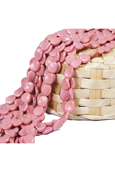 Prestij Boncuk Ροζ γυάλινη χάντρα 12 mm