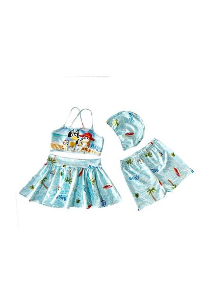 By Piera Quick Dry Girls Σετ μαγιό μπικίνι - 4 τεμάχια 86670