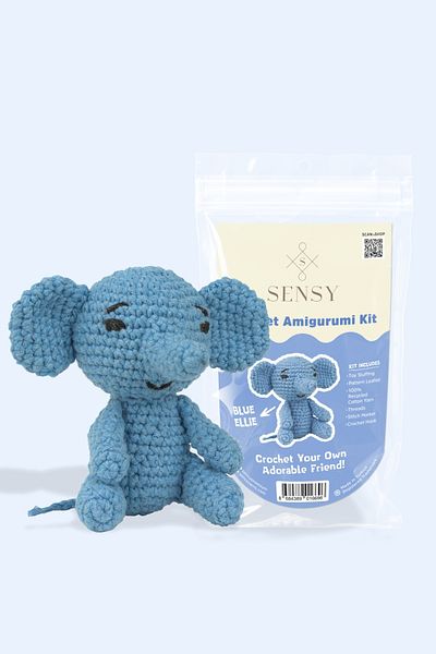 SENSY Beginner Amigurumi Kit - Blue Ellie