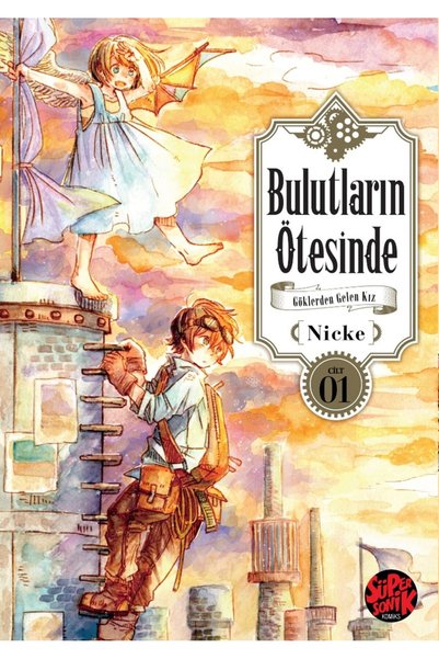 Süpersonik Komiks Bulutların Ötesinde - Göklerden Gelen Kız 5 Kitap Set