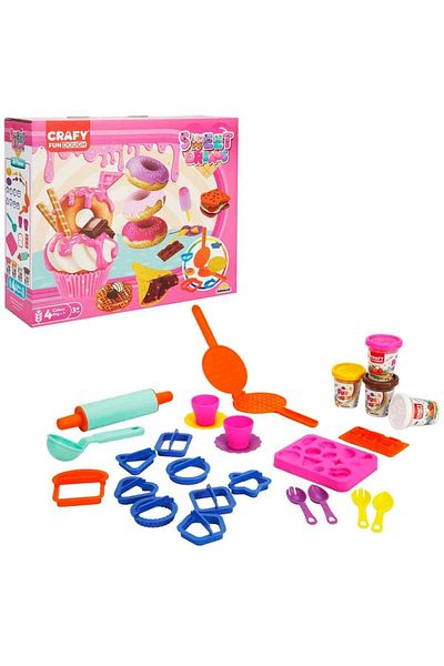 Sunman Crafy Sweet Dreams Play Dough Set 200 g 22 Pieces