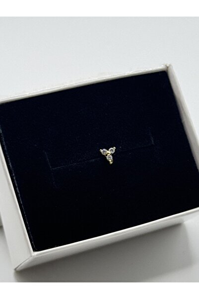 alysa jewelry Cerrahi çelik taşlı zarif parlak piercing