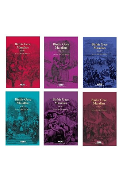Yapı Kredi Yayınları Binbir Gece Masalları Seti (6 Kitap)