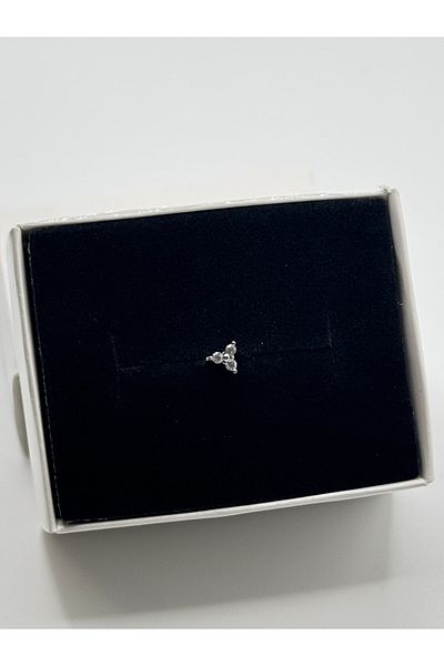 alysa jewelry Elegant Shiny Piercing with Surgical Steel Stones
