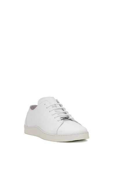 LUCIANO BELLINI 25Y-C12338 Ανδρικά παπούτσια casual από γνήσιο δέρμα Λευκό