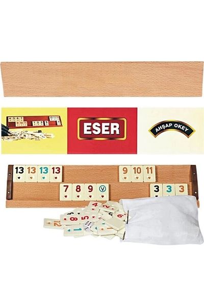 ESER Wooden Okey Set Large Size