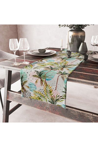 Evdek Calea cu model de palmier 50x140 Cm