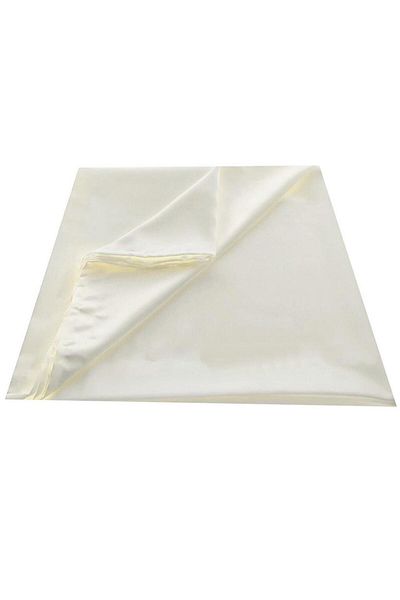 Setekshome Parasolar din satin alb - Ecru