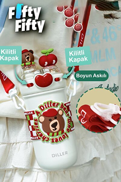 Vagonlife 520 ml Diller Thermos Single Lid Double Use男孩