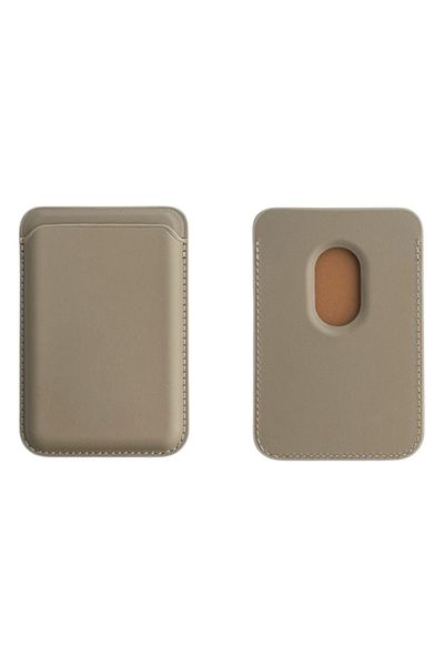 GNGMobil iPhone Compatible Silicone Magsafe Desert Color Wallet (Card Holder)