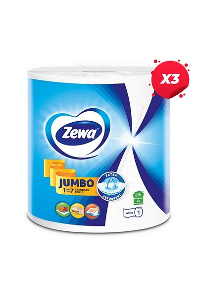 Zewa X3 - ZEWA KITCHEN ROLL 2PLY STANDARD JUMBO