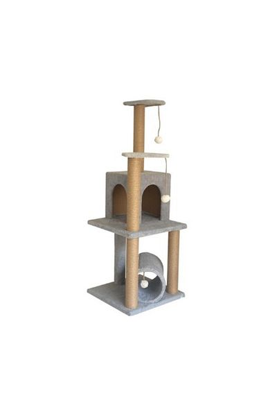 Reyo Gray Cat Playhouse - Cat Scratch House