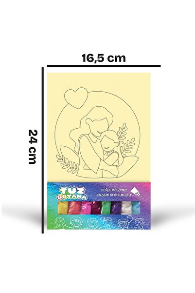 Artikel Anneler Günü Hediyesi, Güzel Annem Tuz Boyama, Eğitici Aktivite, Kum ...