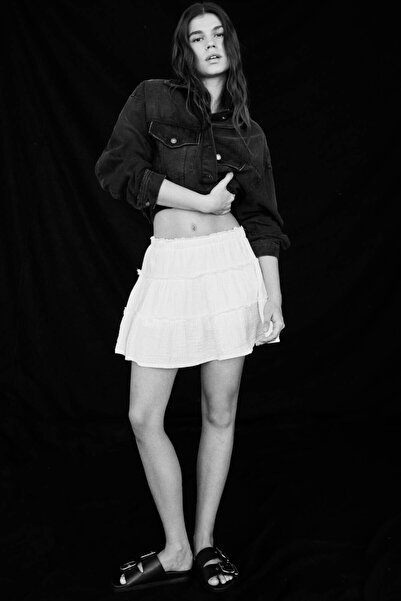 Pull & Bear Katlı şort etek