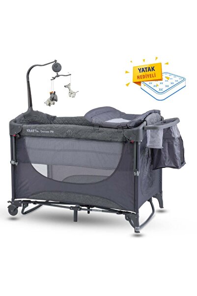 Kraft Denver PR Anne Yanı Oyun Parkı  63x105 cm Açık Gri