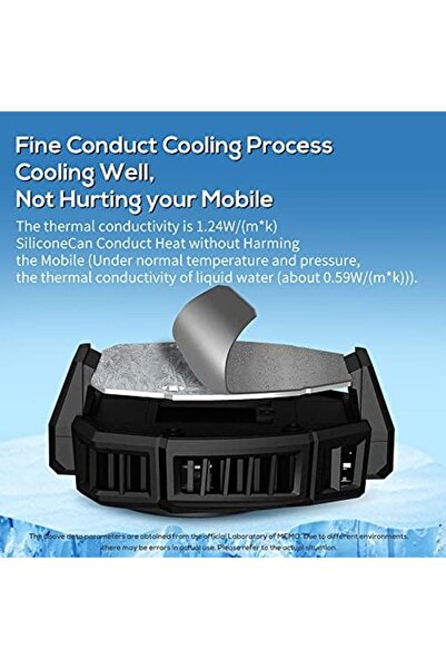 AWH مبرد الهاتف - مبرد ثنائي الشريحة مع شاشة رقمية للهواتف مقاس 6-8 سم، والألعاب، والبث المباشر، ومدونات الفيديو