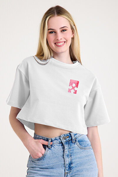 LUCKYPORT المحاصيل فضفاضة الصيف النسيج المضادة للعرق القطن الأسود المرأة المحاصيل |   صابون أوف وايت