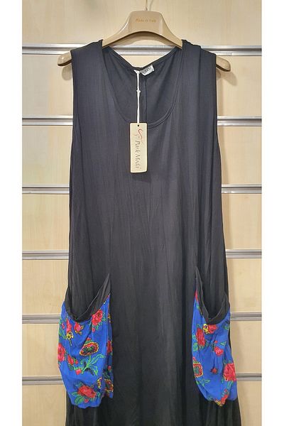 Park Moda ROCHIE FĂRĂ MÂNECĂ FLORE DE BUMBAC