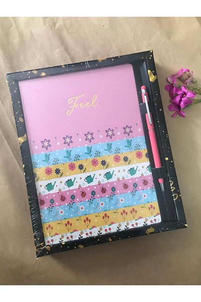 Adalinhome Set caiet și pix Atakids Lizy Design (96 coli)
