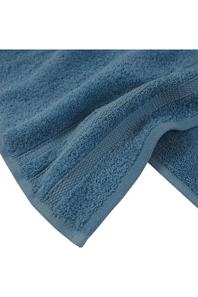 Class Home Collection Set 2 prosoape absorbante, 100% bumbac, densitate 580 g/m², 50x100cm + 70x140 cm, Lamia, Ice Blue