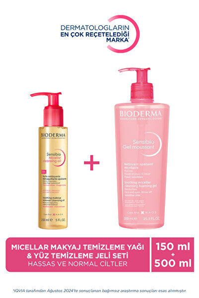 Bioderma Tüm Ciltler Makyaj Temizleme Yağı & Karma Yağlı ve Eğilimli Ciltler ...