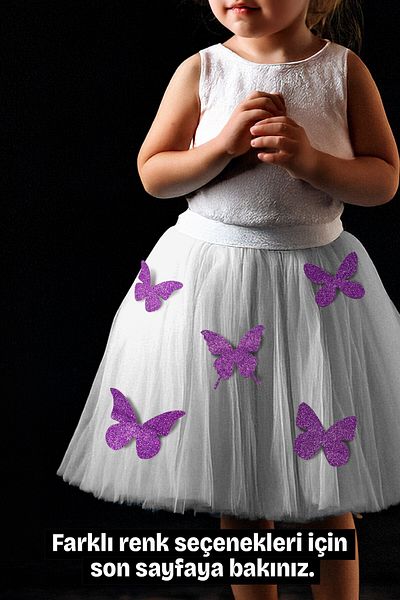 Artikel Glitter Eva 6 Pieces Children's Room Curtain Ornament, Brooch Accessory, Gift Wrap Decoration Accessory