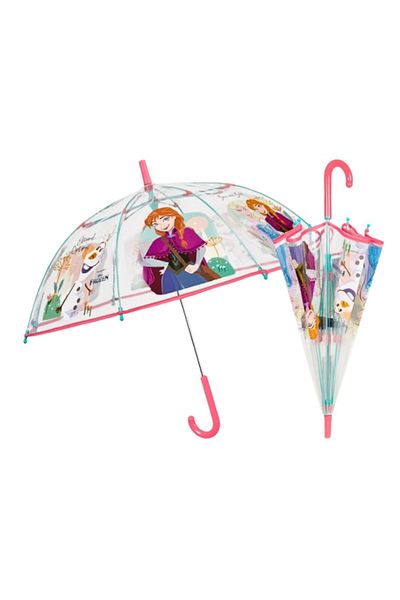 Perletti Transparent umbrella, Perletti, Anna and Elsa, 45 cm, Frozen Collection