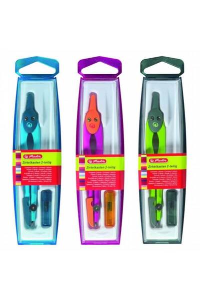 Herlitz Compas plastic culori asortate