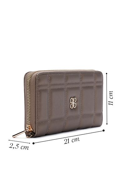 Derimod Copper Quilted Women's Wallet - 000a2d5603kp