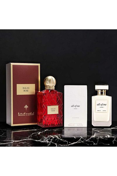 IBRAHEEM AL.QURASHI Palace Rose 75ml perfume with a gift of All of Me 100ml perfume
