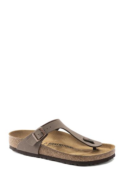 Birkenstock Women's Brown Birko-Flor Nubuck Flip Flops 043751