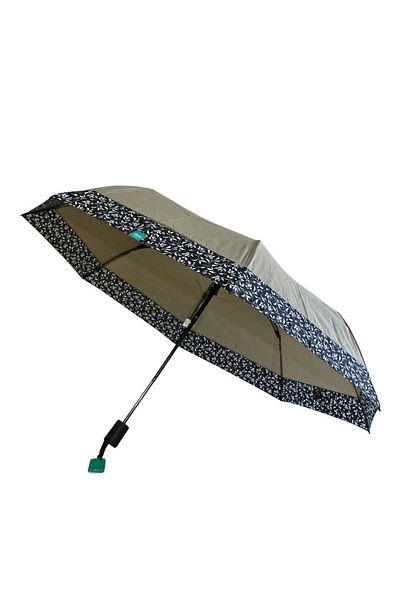 Perletti Perletti mini umbrella khaki popcorn pattern