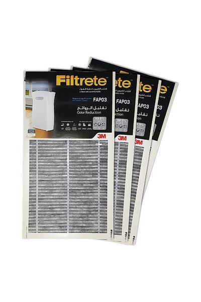 3M Filtrete 4-Piece Custom Designed Replacement Carbon Filter Set