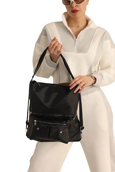 ARONA Kadın  Hem Sırt Hem Kol Çanta En x Boy x Derinlik: 32x35x11 cm