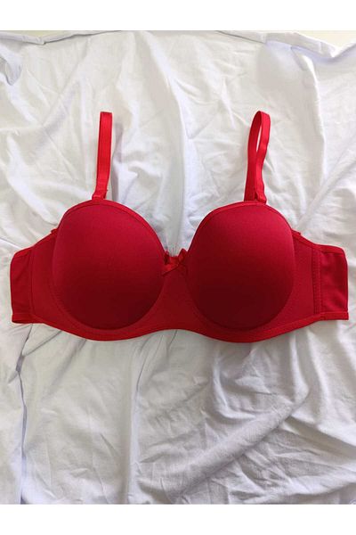 FNC design Women's Unfilled Underwire Microfabric Strapless Bra