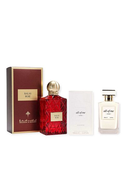 IBRAHEEM AL.QURASHI Palace Rose 75ml perfume with a gift of All of Me 100ml perfume