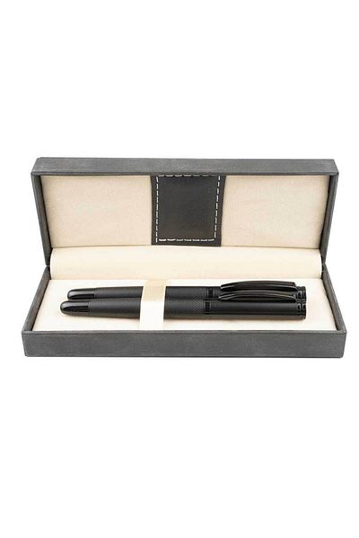 NEBO Black Ballpoint Pen Black Case Set