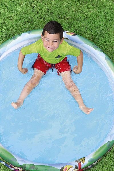 BESTWAY Bestway Disney Mickey Mouse 3-Ring Pool 48x10 inch 91007