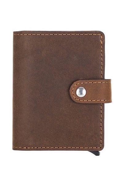 PLM Palermo Leather Wallet with Card Holder Mechanism G2 Brown