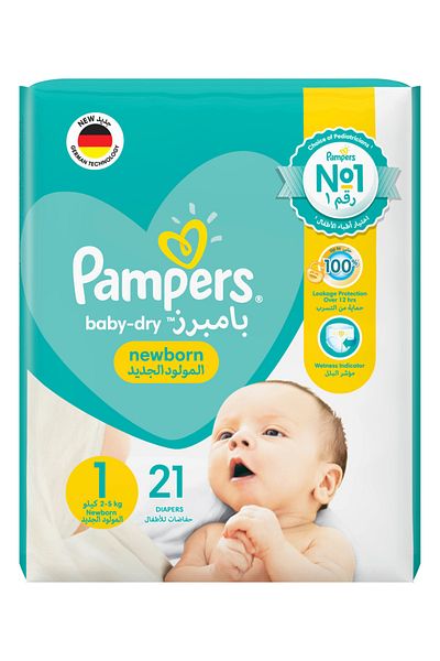 Pampers ML TAPED CP S1 21S