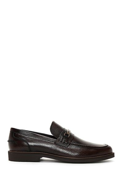 Derimod Men's Casual Brown Leather Loafer - 24sfd6008ft