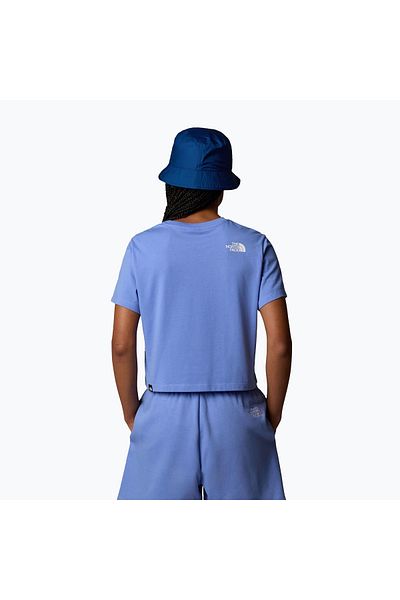 THE NORTH FACE Simple Dome Cropped Relaxed Kadın Mavi Outdoor T-shirt Nf0a87u40yı1