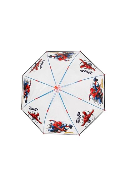 Perletti Transparent umbrella, Perletti, Spider Man, 45 cm, Spider Man Collection