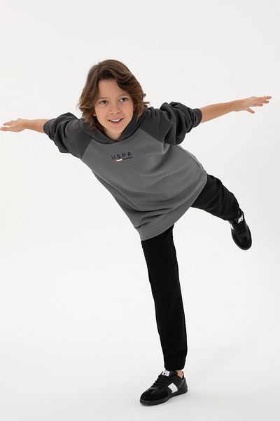 U.S. Polo Assn. Boy's Black Canvas Pants 50298581 -Vr046