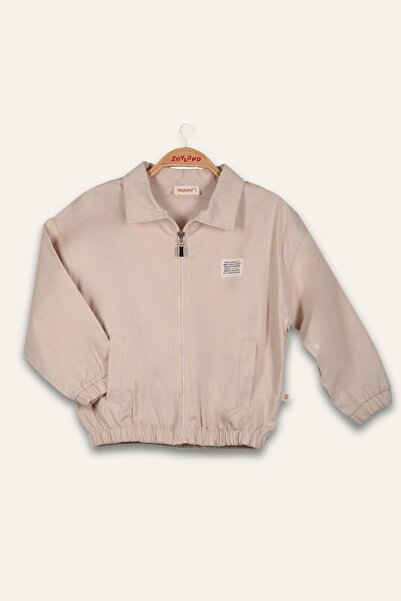 Zeyland Erkek Çoçuk Gabardin Ceket - Taş Rengi