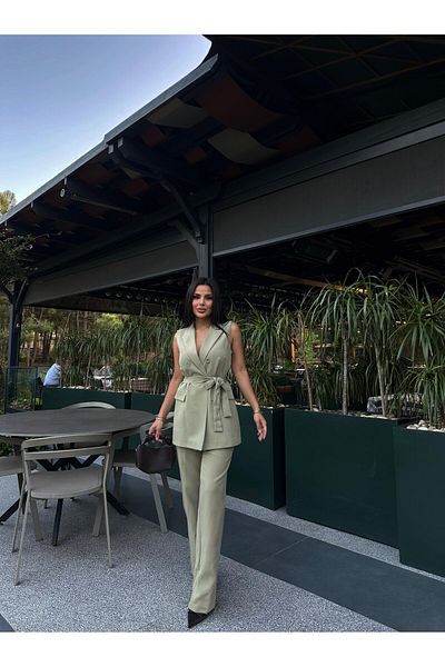 ZF BUTİK BIRDLE VEST PANT SET
