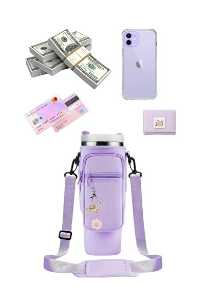 Stanley Quencher Çok Amaçlı Koruma Termos Kılıfı Omuz Çantası Stanley Termos ile uyumlu Pratik ve Şık Çanta