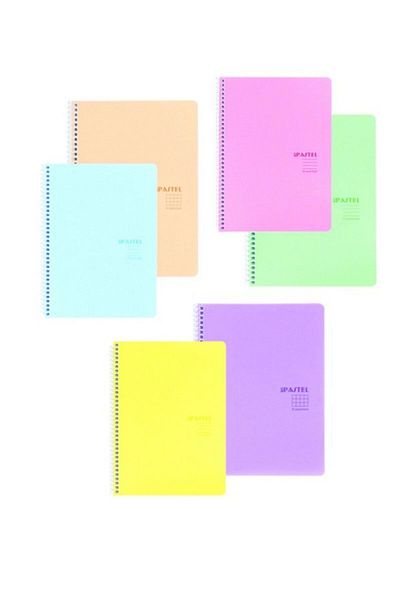 KESKİN COLOR Pastel 80 de coli Caiet de note cu acoperire PP simplă cu Spral